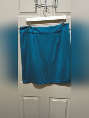 George Plus Size 16 Turquoise Pencil Skirt